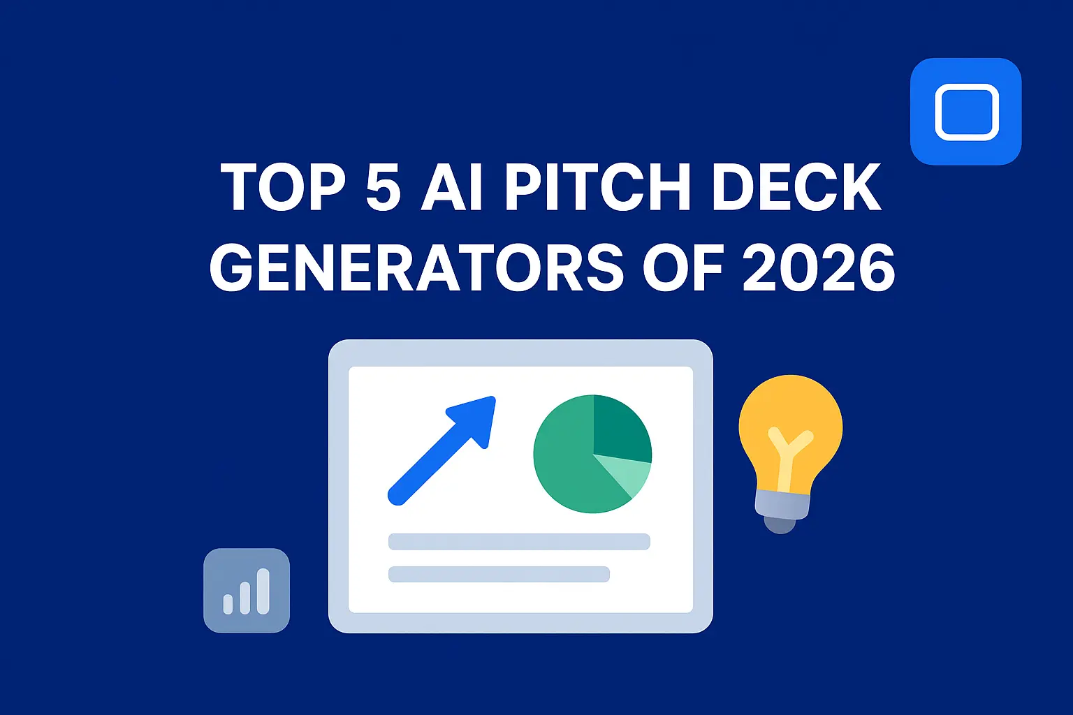 top 5 AI pitch deck generators